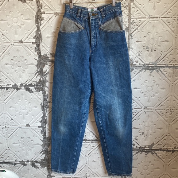 Vintage Denim - Vintage palmettos 80s high waisted baggy jeans